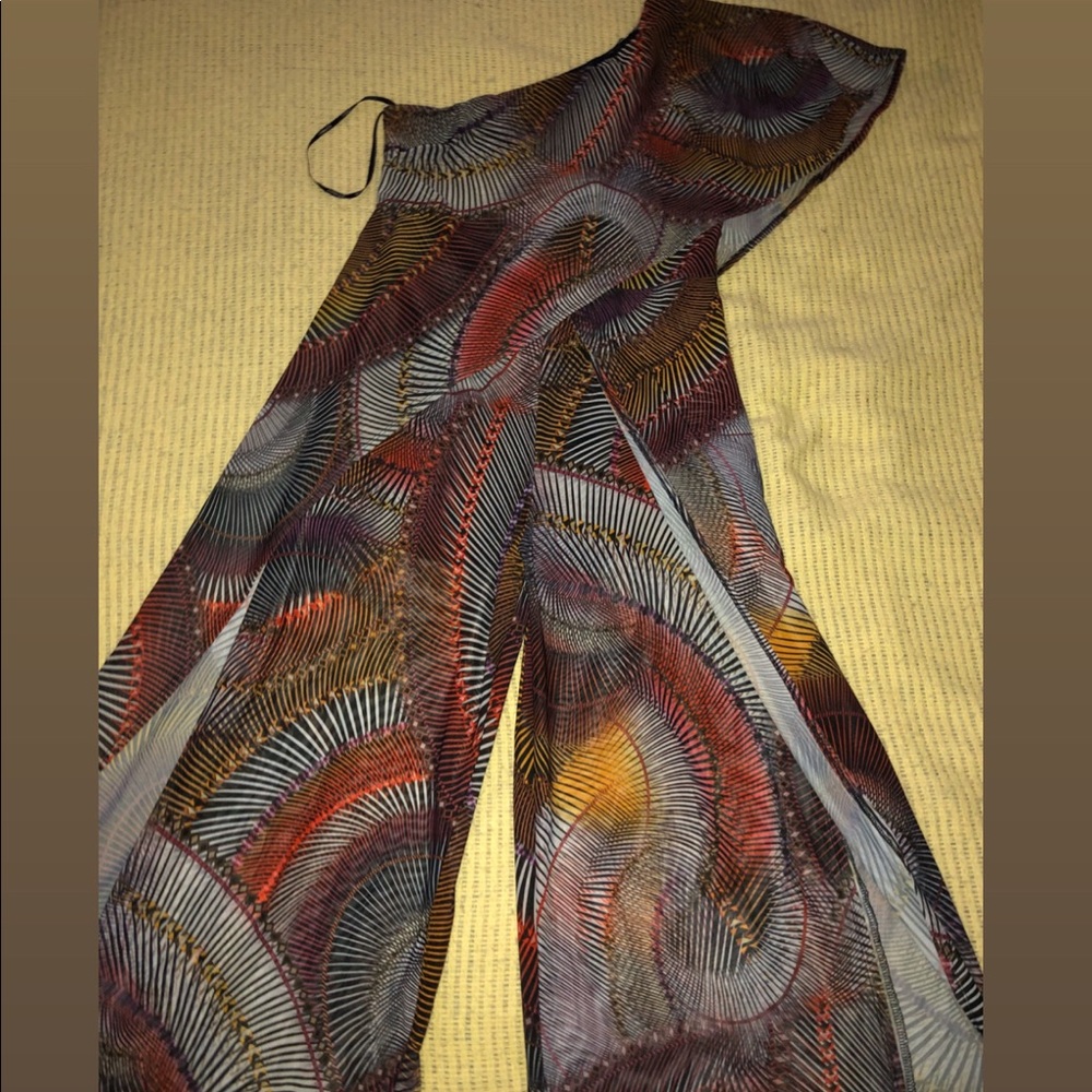 One shoulder stylish jumpsuit